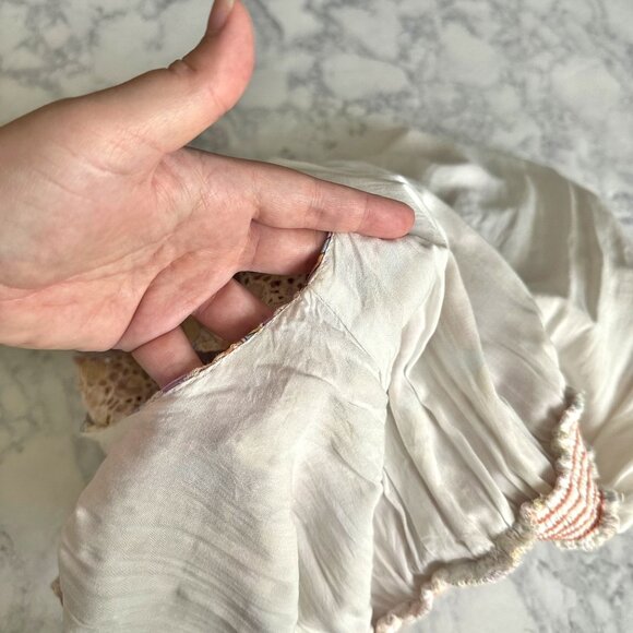 Willa Story One Shoulder Eyelet Pastel Ruffle Dress - Picture 10 of 11